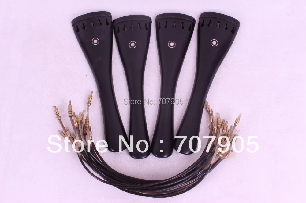 

New cello ebony parts, tailpiece tail gut High Quality #E20