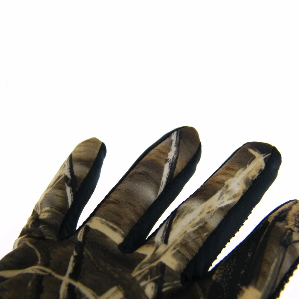 THKFISH Guantes de Pesca Camuflaje Antideslizantes Dedos Completos - imagen 2