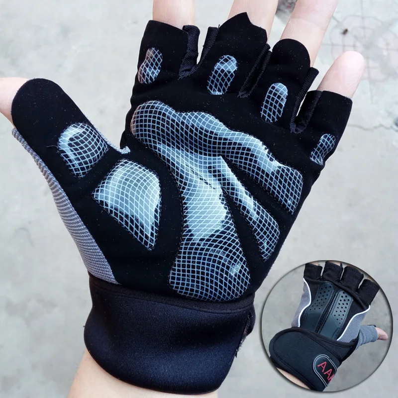 Halfvinger Guantes Beschermende Sporthandschoenen Luvas Power Fitness Gewichtheffen Gymtraining Multifunctionele Handschoenen G188