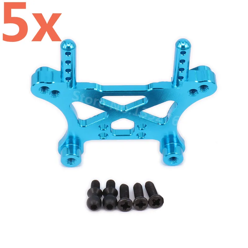 

5 pieces RC Car Alum. Alloy Front Rear Shock Tower For 1/18 Scale Revel 24540 Scorch Hobbico Dromida BX/MT/SC4.18 Monster Truck