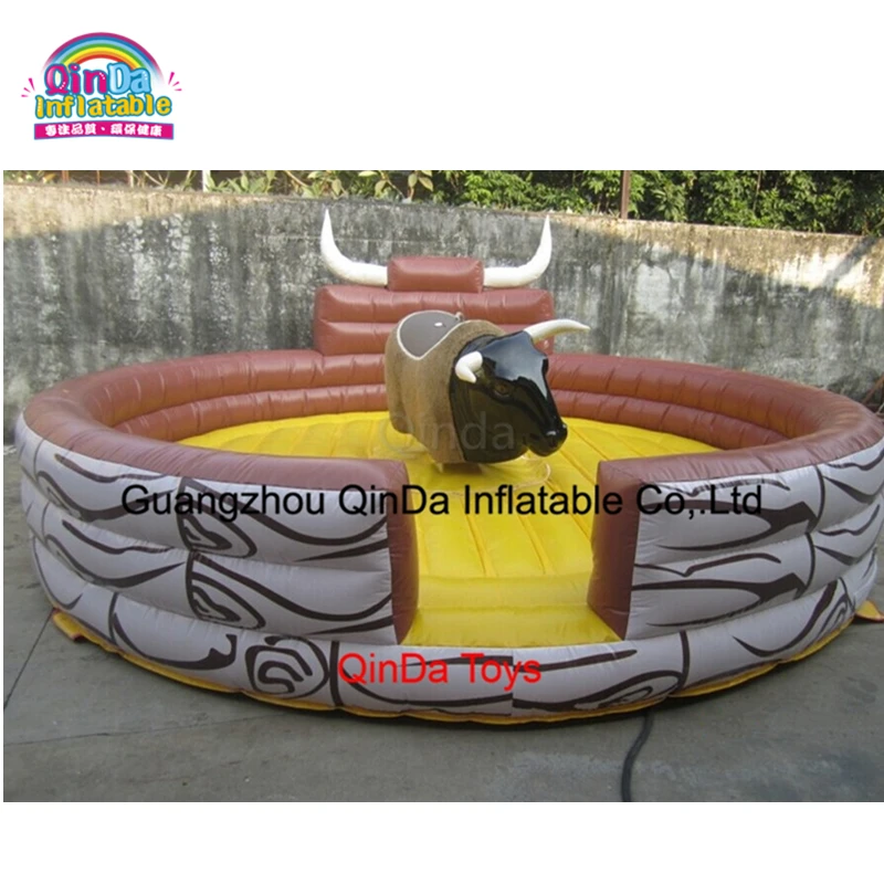 High Quality Cheap Giant Inflatable Mechanical Bull Rodeo Bull For Sale