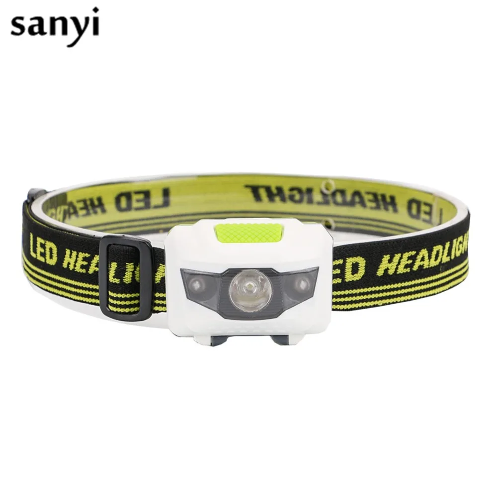 Mini Head Lamp 4 Mode Waterproof 600Lm R3+2 LED Flashlight Super Bright Headlight Headlamp Torch Lanterna with Headband Use 3AAA