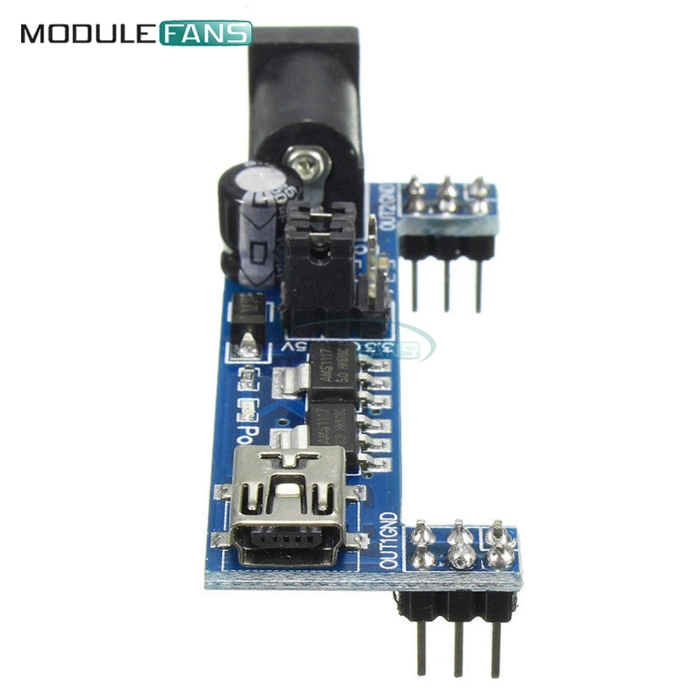 MB102 Mini USB Breadboard Netzteil – DC 7-12V, F? Produktbild-Vorschau 2