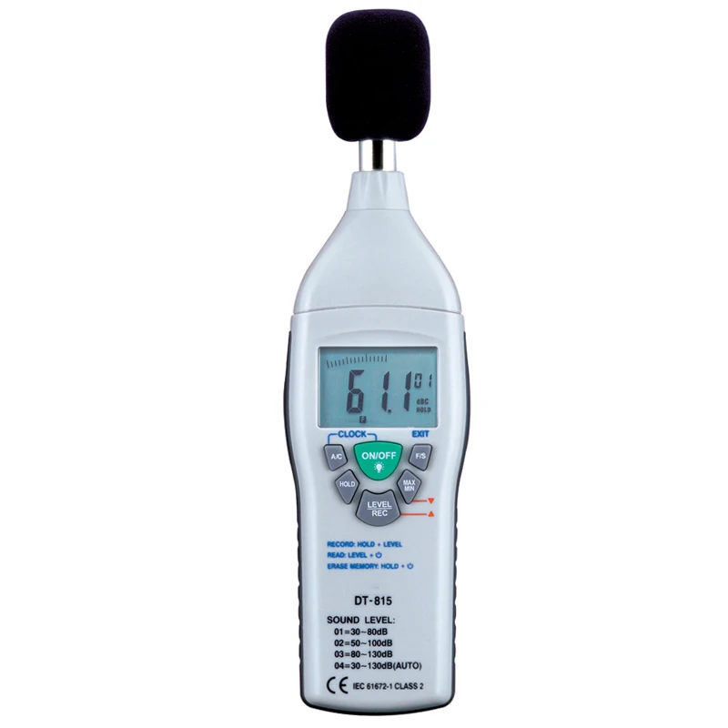 digital Noise meter  decibel test Db meter Range 35-130 dB sound level meter