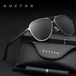 GUZTAG Unisex Aluminum UV400 Polarized Sunglasses for Men Women Fashion Classic Design Sun Glasses All-Fit Mirror Male Female