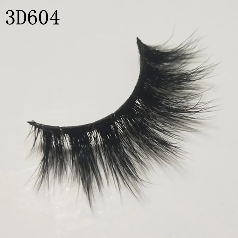 IN USA 300pairs 3D Mink Eyelashes Cruelty Free Handmade Medium Volume Mink Lash Natural Lashes Soft False Eyelashes Makeup cilio