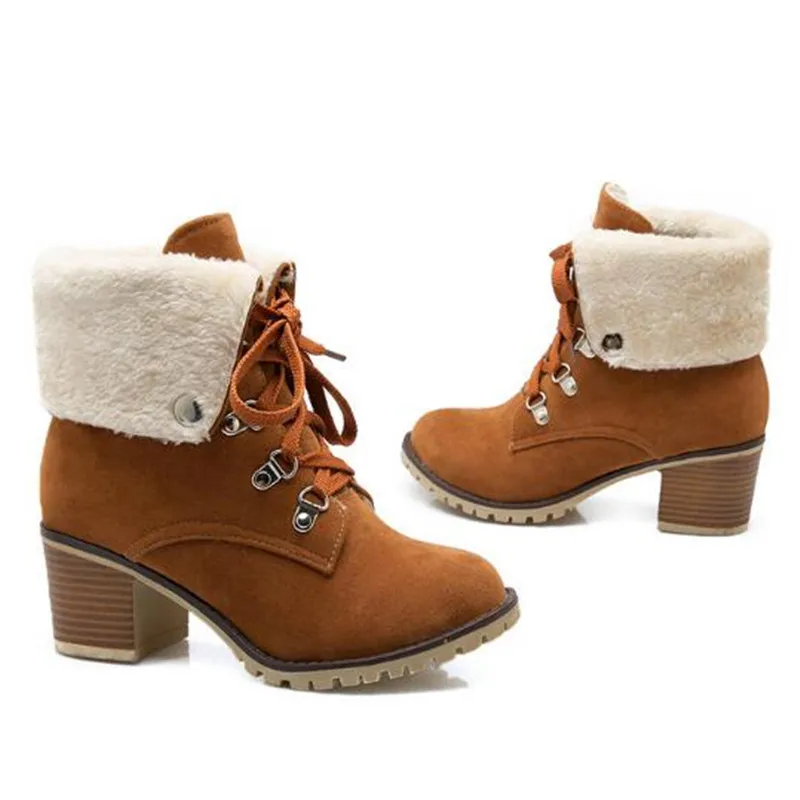Women Boots Autumn and winter New style British style Short tube boots Round head Frenulum Grind Student Winter boots