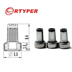 100pcs Fuel Injector Micro Basket Filter Fuel Injector Repair Rebuild Kits ASNU02A 5.5*2.5*8.4MM