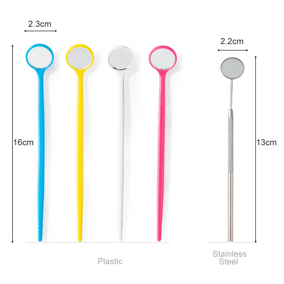 Portable Mirror for Checking Eyelash Extension Dental Instruments Mouth Teeth Tooth Clean Oral Mirror Eyelash Extension Mirror