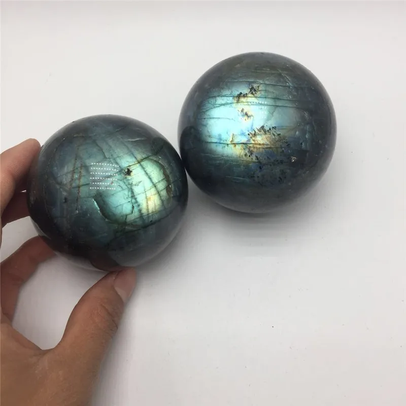 

drop shipping Natural labradorite Crystal gemstone ball meditation healing chakra heavy flash crystal sphere wholesale