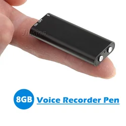 8G Super Mini Audio Voice Recorder Micro USB Flash Disk Drive Dictaphone Digital Small Secret Sound Recording Pen MP3 Player
