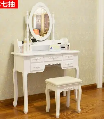 European dressing table modern simple economy bedroom web celebrity multi-functional ins mini small family makeup table .