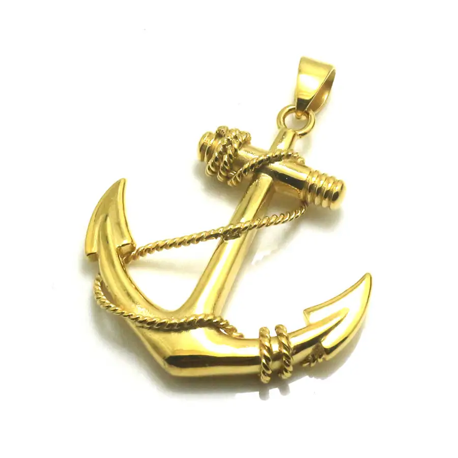 316L Stainless Steel Cool Punk & Gothic Newest Anchor Pendant