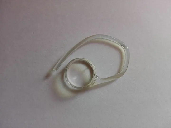 Diskon Besar 2 Buah Kait Telinga Putih untuk Earphone Headphone Headset Bluetooth Nirkabel Stealth