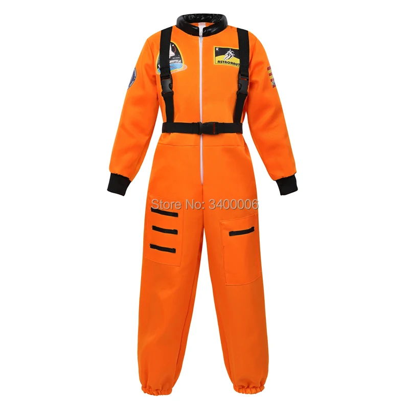 

Astronaut Costume for Kids Space Suit Role Play Boys Girls Teens Toddlers Children's Astronaut Jumpsuit Cosplay Halloween Blue