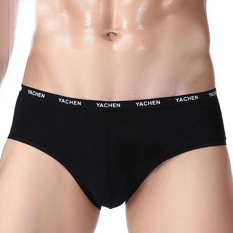 Man Sexy Solid Underwear High Elasticity Thin Breathable Soft Mens Breifs Hot Sale Male Cueca Calzoncillos Underpants