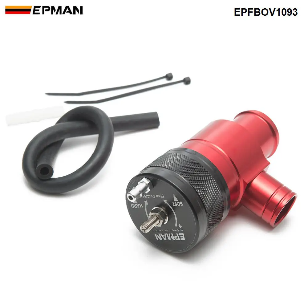 Car Racing Red & Black Intercooler Recirculation Blow Off Valve BOV Kit For Subaru WRX 2.0L Turbo 15-17 EPFBOV1093