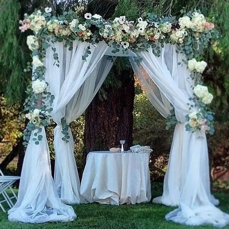 72 سنتيمتر * 10 متر شير كريستال الأورجانزا تول لفة تول أقمشة ستائر حفل زفاف ديكور حفلات DIY بها بنفسك استحمام الطفل 5z