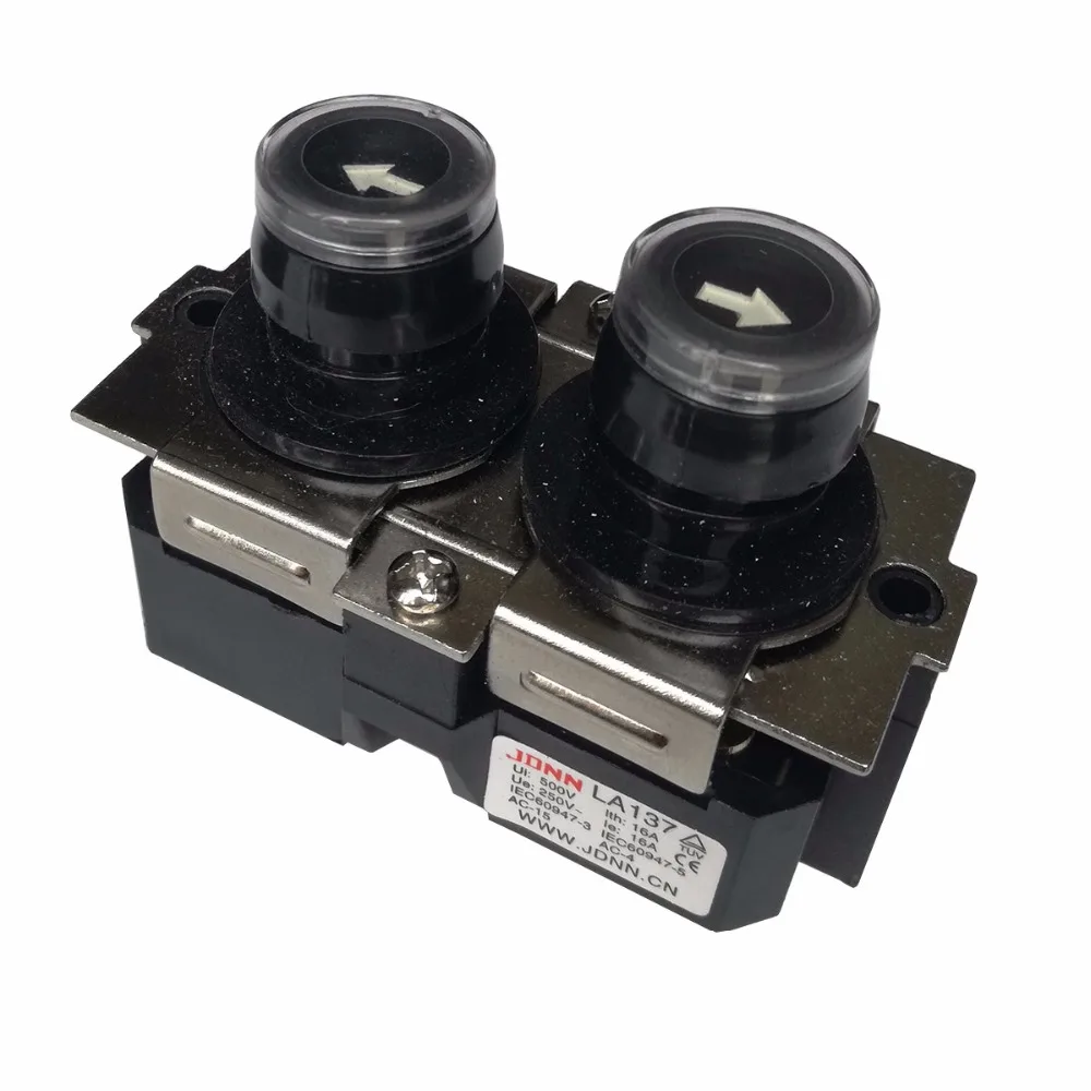 LA137 LA137-A-B 16A 250 فولت مقاوم للماء واحد طن حتى أسفل دفع زر الكهربائية رافعة التبديل مايكرو الكهربائية التحكم رافعة التبديل