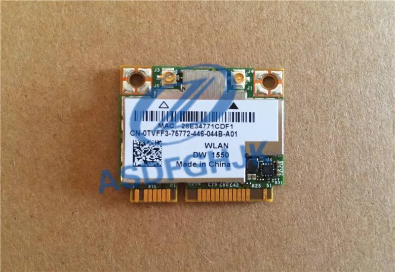 

Для Dell Wireless DW1550 Precision M4800 WiFi Card Bluetooth 4,0 H TVFF3 0TVFF3 CN-0TVFF3 100% Test ok