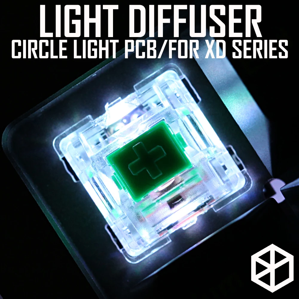 XD Halo RGB di controllo della luce pcb morbido di illuminazione diffusore di luce cerchio di luce per tastiera meccanica cospad xd60 64 75 84 96 40 68