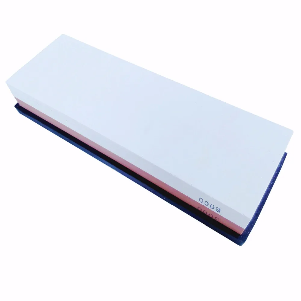 1PCS Profession Kitchen Whetstone Sharpening Stones for Knife Double Side Sharpener Knife System 3000# 8000# Free Shipping