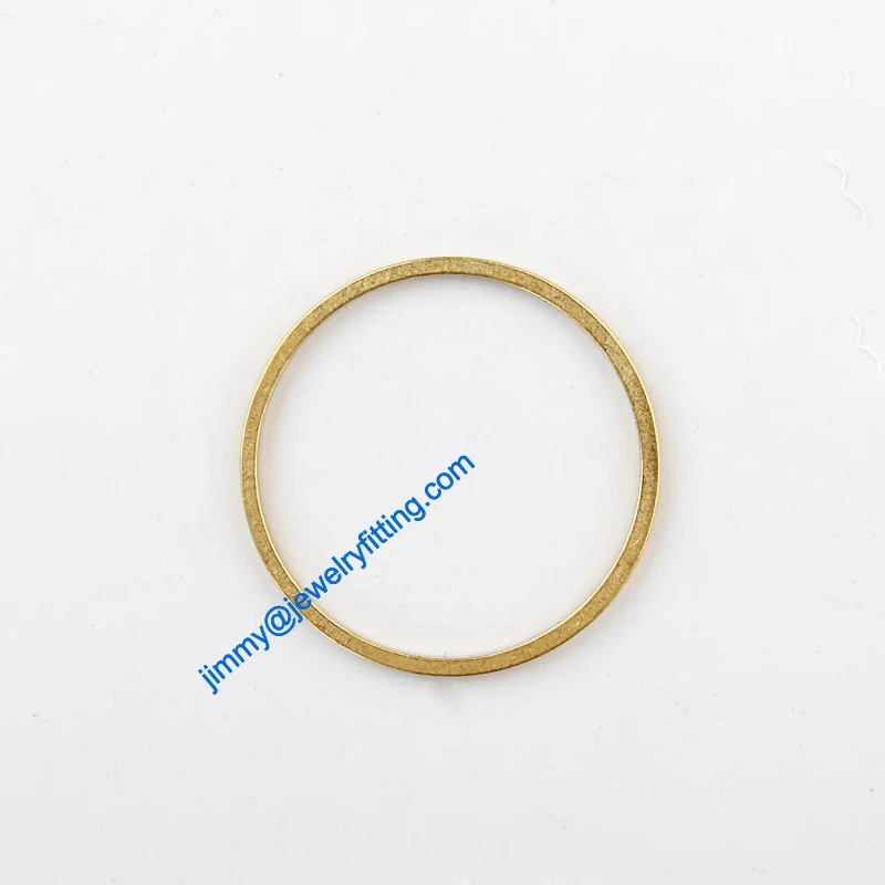 3000PCS Raw Brass Circle  copper Rings jewelry findings Conntctors  20*1*1mm