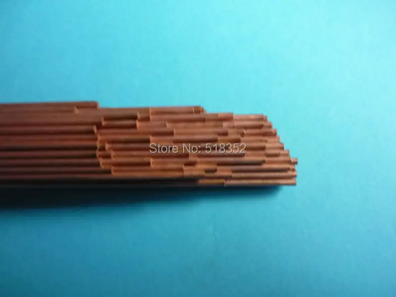 

2.0mmx400mm Single Hole Ziyang Copper Electrode Tube for EDM Drilling Machines