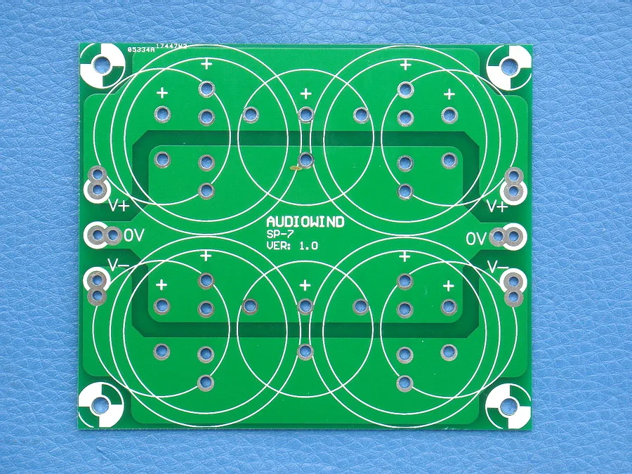 Capacitor Filter PCB, for Upgrade Audio Power Amplifier.
