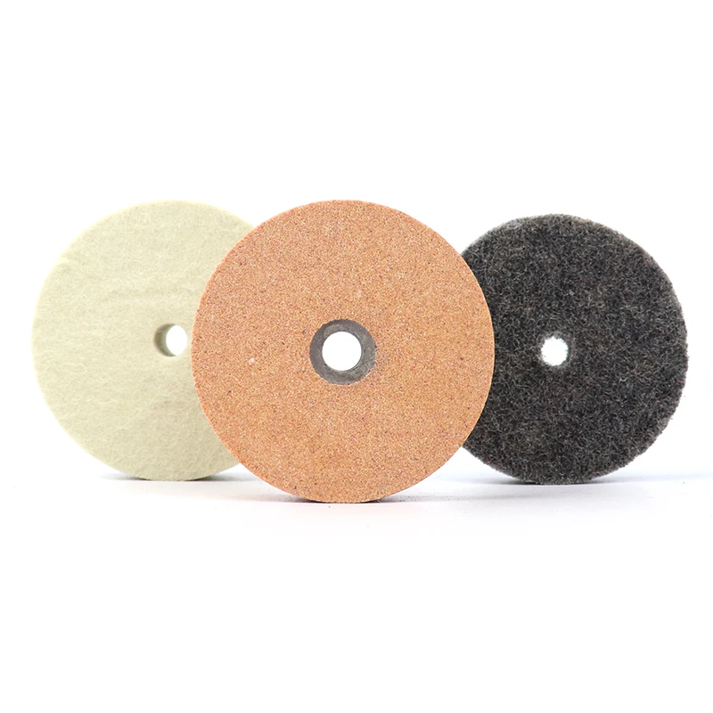 

3pcs Grinding Polishing Wheel 3 inch Sanding Pad Stone Nylon Wool Abrasive Disc For Ceramic Metal Polish Grinder Rotary Tool