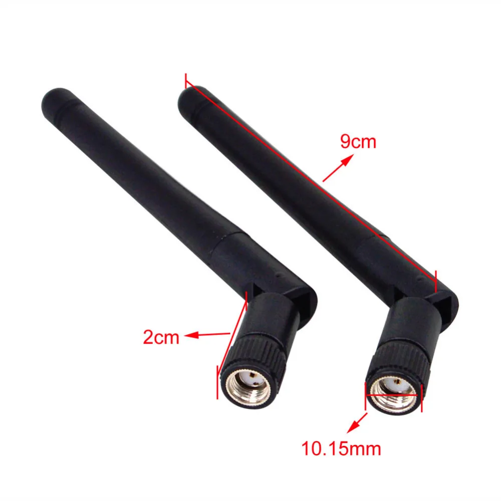 2PCS/lot 3dBi 2.4GHz WiFi 2.4G Antenna Aerial RP-SMA Male Wireless Router+ 17cm PCI U.FL IPX to RP-SMA Male Pigtail Cable