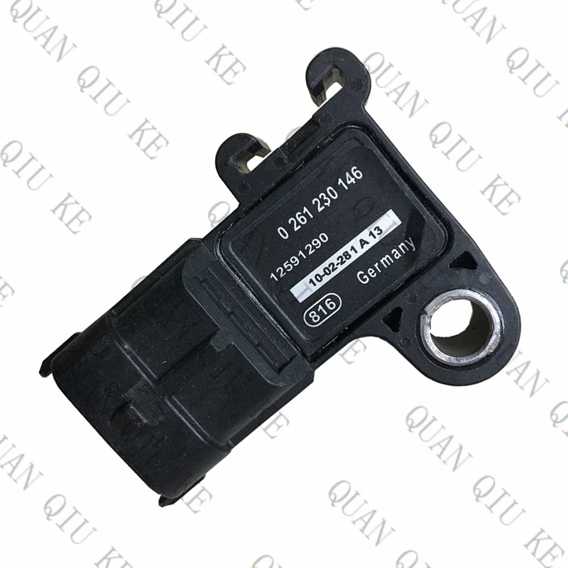 

MAP Sensor 0261230146 12591290 Intake Air Pressure Sensor 213-4681 55573248 0261230282 Manifold Absolute Pressure Sensor