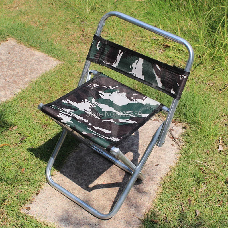 

10pcs Portable Collapsible Camouflage Fishing Chair Camping BBQ Stool Folding Extended Hiking Seat Garden Outdoor Furniture