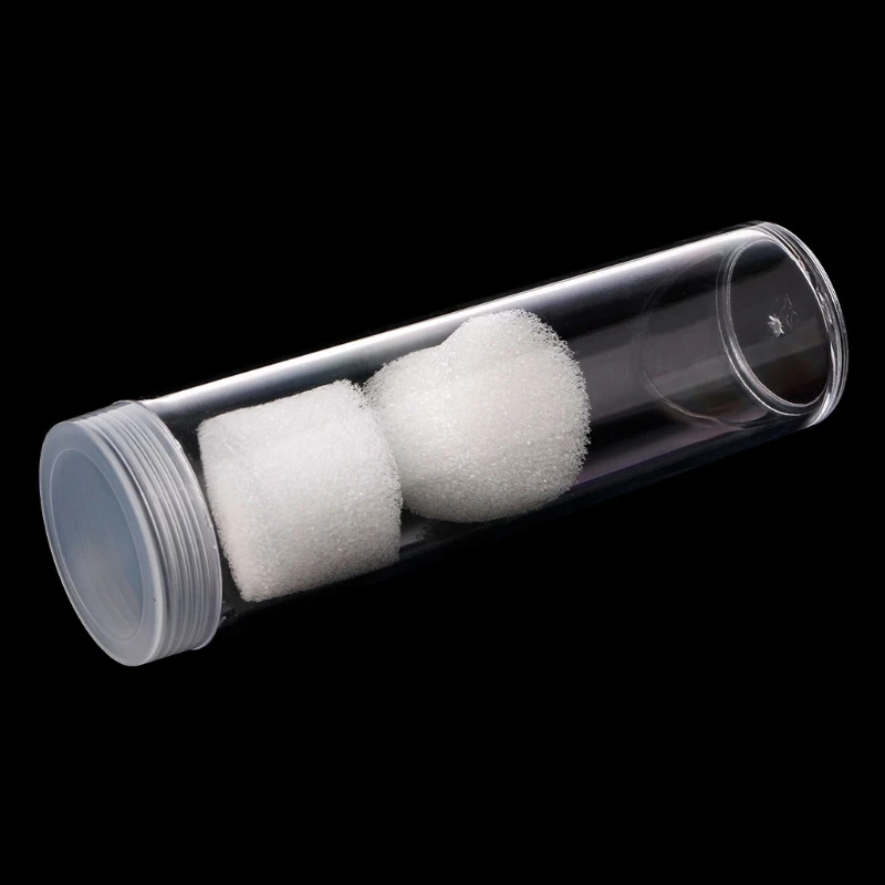 Round Plastic Storage Tube With Screw On For 27mm Or Holder Capsules