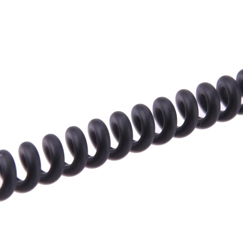 Черные наушники-вкладыши 2,5 мм с G-образным крючком, гарнитура, рация, одинарные наушники, 1 штифт, только для прослушивания Motorola/ICOM