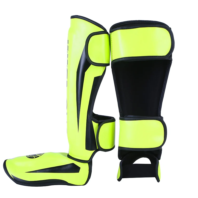 XS S M L XL MMA Boxing Shin Guards Kickboxing Ankle Support Equipment Karate Protectors Sanda Muay Thai Leggings DEO
