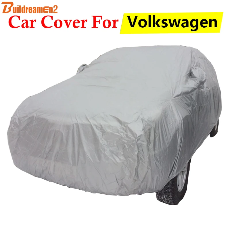 

Buildreamen2 Car Cover Anti UV Sun Rain Snow Scratch Protector Cover For Volkswagen Jetta Lamando Tiguan UP Phaeton Beetle