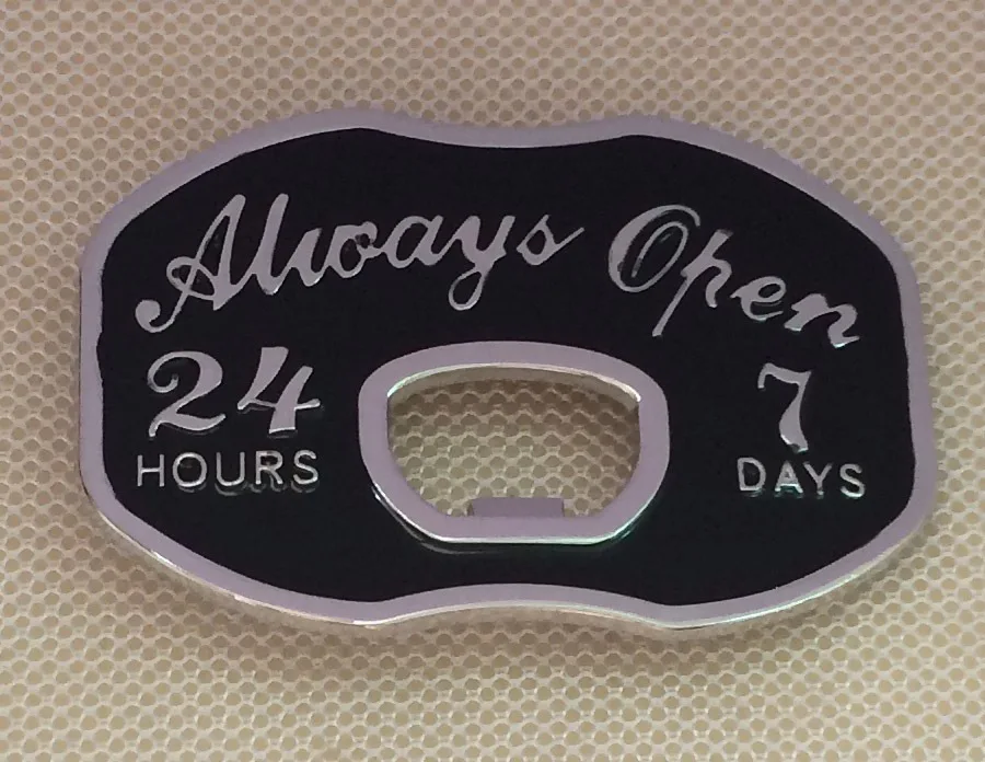 The Open Beer Tool Belt Buckle