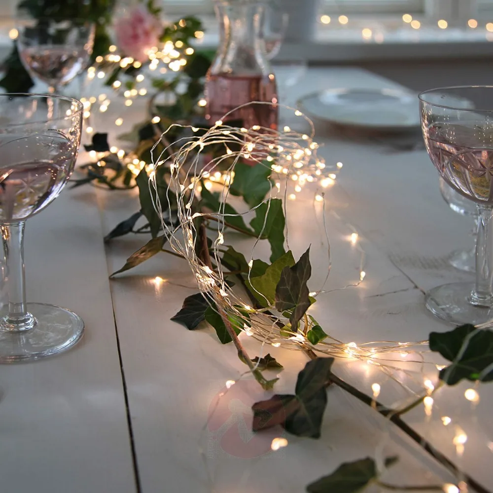 30m 50m 100m 200m LED String Lights Street Fairy Light Waterproof for Outdoor Christmas Fairy Lights Holiday Wedding Decoration