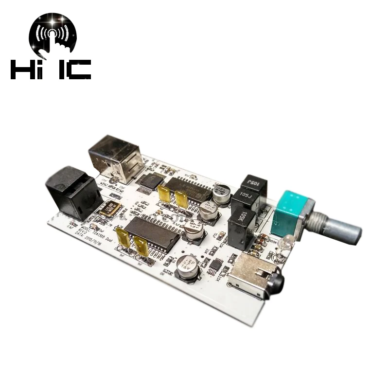 Decodificador de tarjeta de sonido CM108, doble TDA1305T, USB, DAC, Amp, USB, IIS/I2S a 3,5mm de salida óptica