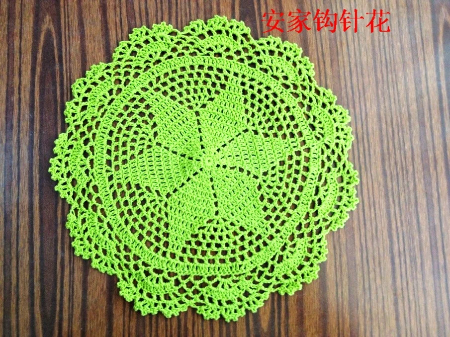 Atacado 50% de desconto redondo 6 pic/lot algodão crochê rendas doilies para decoração de casa mesa coaster como almofadas copo coaster placemat casamento