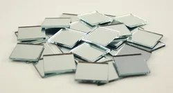 2X2CM  Small Glass Square Craft Mirrors Bulk 100 Pieces Mosaic Tiles