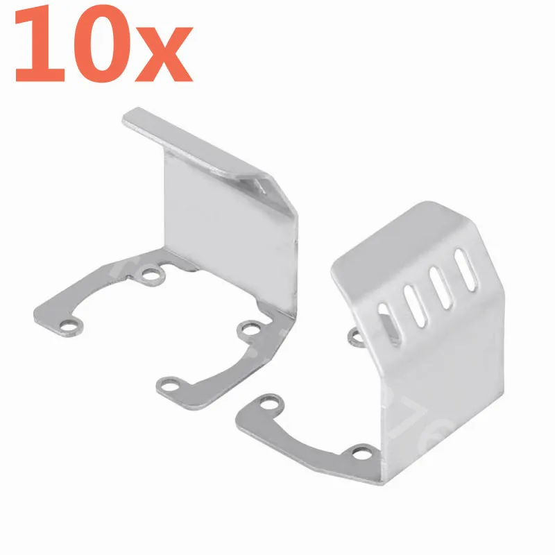 

10x RC Cars AXIAL SCX10 II Meatl Front Bumper Lower+Axle+Gearbox Mount Protection Skid Plate For 1/10 RC Crawler Car 90046