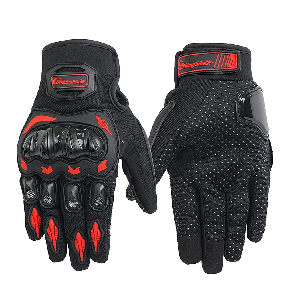 Gants de moto respirants pour hommes et femmes, gants de protection portables, opération tactile, noir, vert, rouge, rose, unisexe, M-média