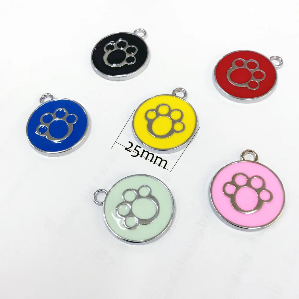 200pcs/lot High Quality New arrival Anti-Lost Pet Dog Cat Name Address Label Tag Pet ID Identity Card Wholesale Free Shipping