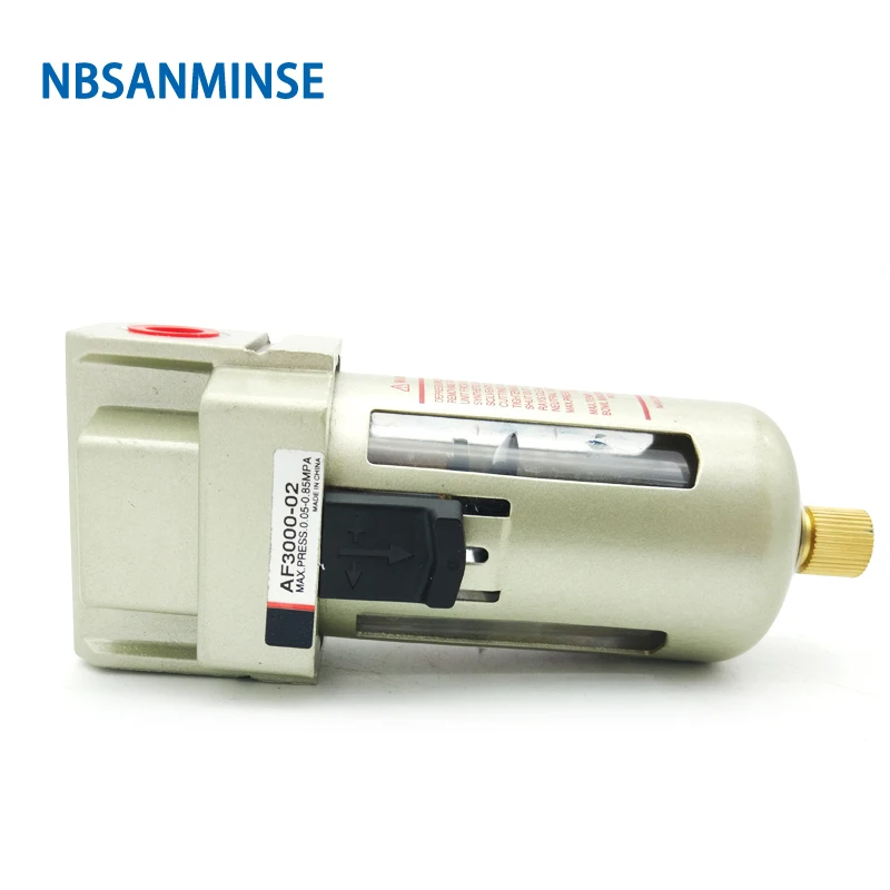 NBSANMINSE AF2000/3000/4000/5000 1/8 1/4 3/8 1/2 3/4 1 Air Filter SMC Type Air Source Equipment FRL Valve Air Compressor Parts