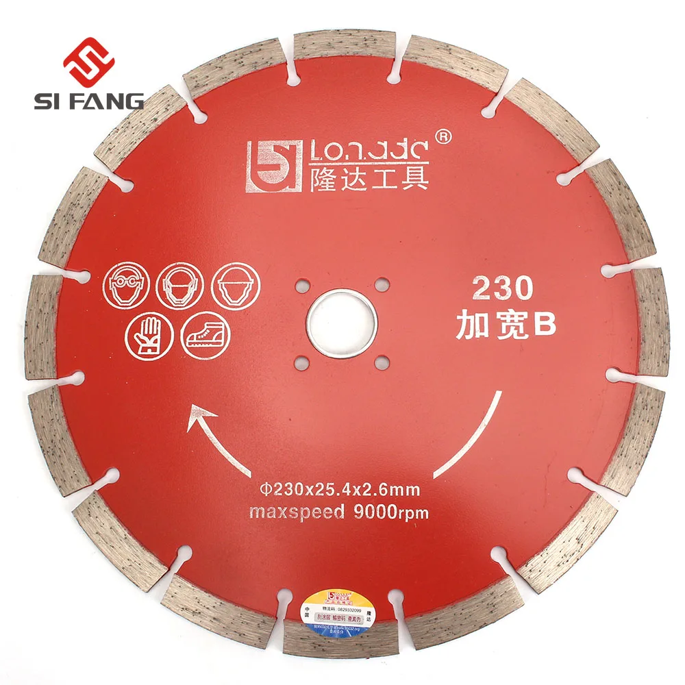 Imagem -04 - Diamond Saw Blade Wheel Disco de Corte Concreto Mármore Alvenaria Azulejo Engenharia 125 mm 156 mm 188 mm 230 mm