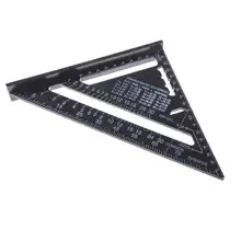 Aluminum Triangle Ruler Squares 7/12 Inch #6