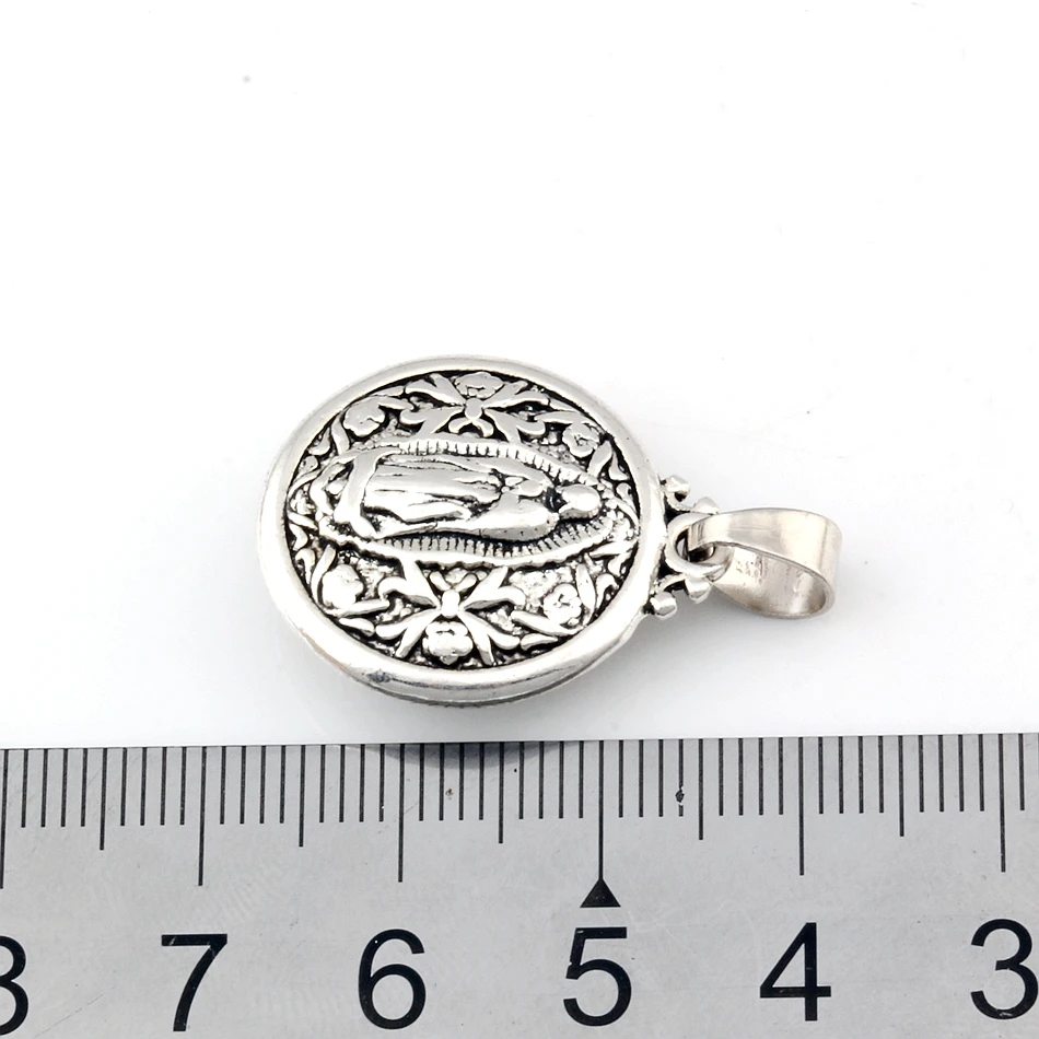 4Pcs Virgin Mary Religious Alloy Charm Pendant For Jewelry Making Findings 25.8x35mm A-480a