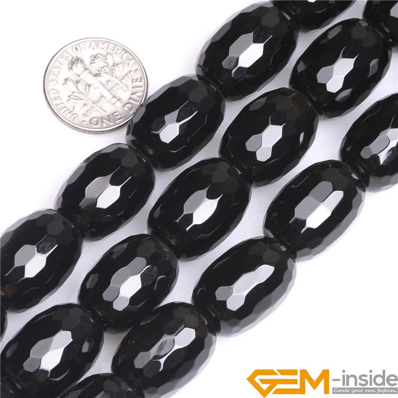 Natural Gem Stone Black Agates Beads Natural Stone Beads Loose Beads For Jewelry Making Strand 15 Inch Wholesale